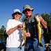 Couple With double walleye